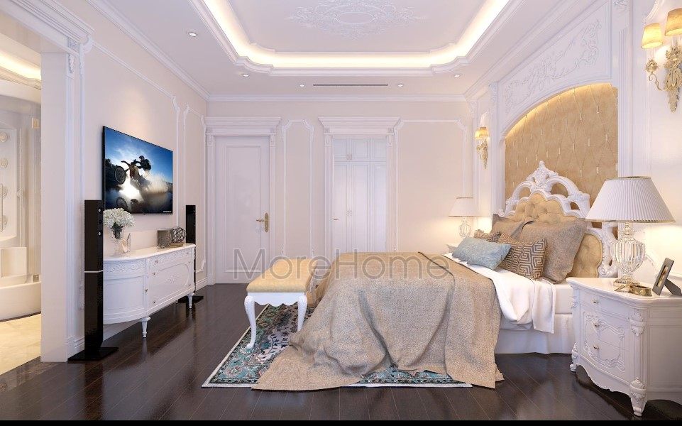 Thiết kế nội thất phòng ngủ biệt thự EuroLand